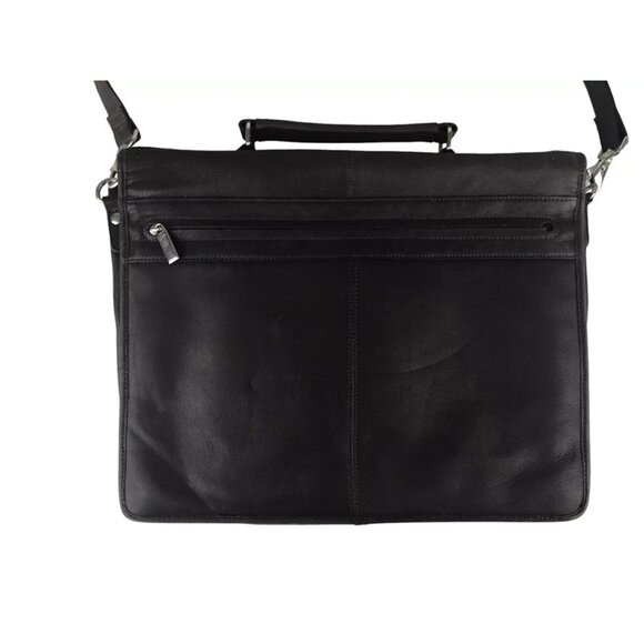 Wilsons The Leather Experts Unisex‎ Adults Brown Genuine Leather Crossbody Bag - Picture 7 of 10